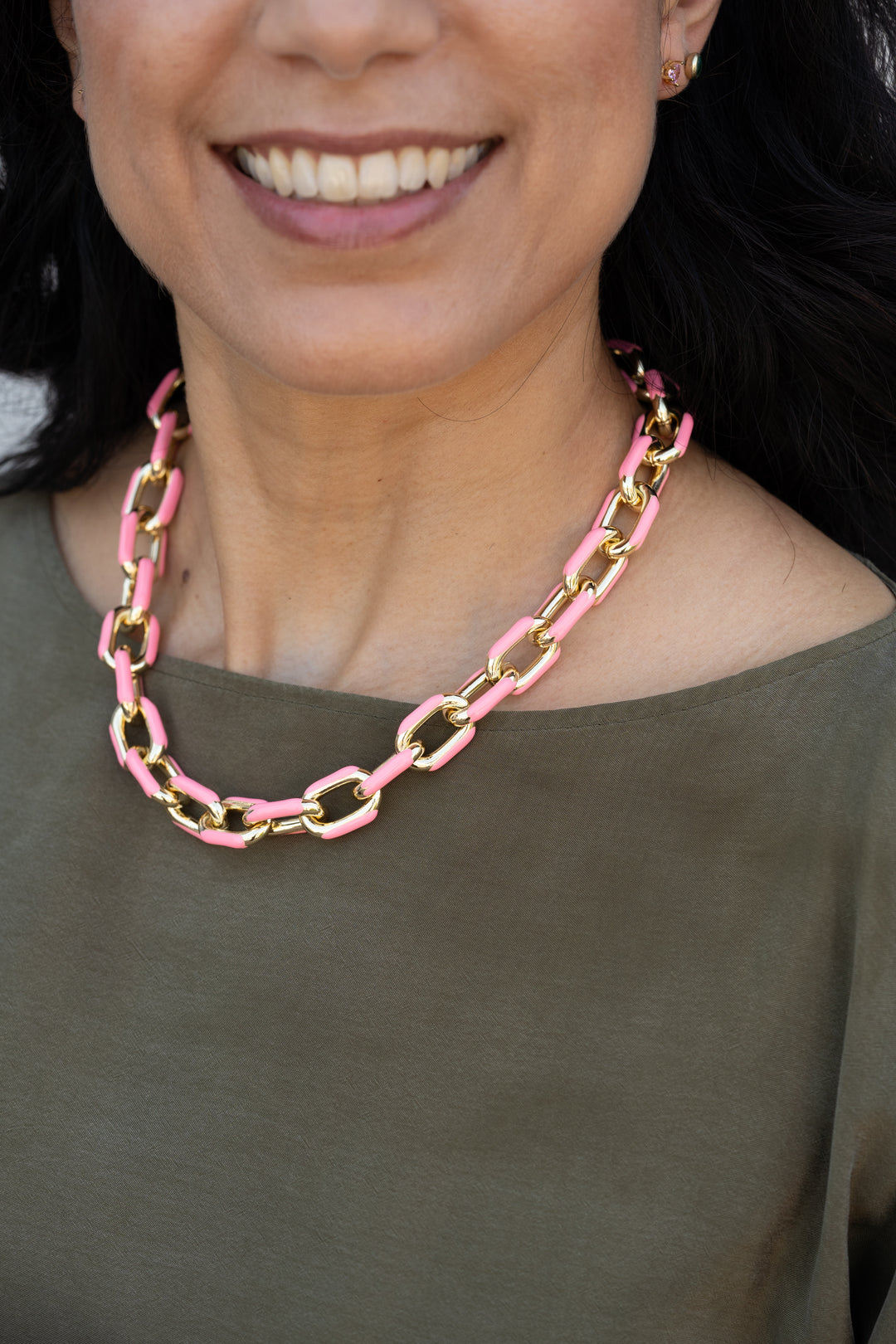 Kette Chunky Rosa
