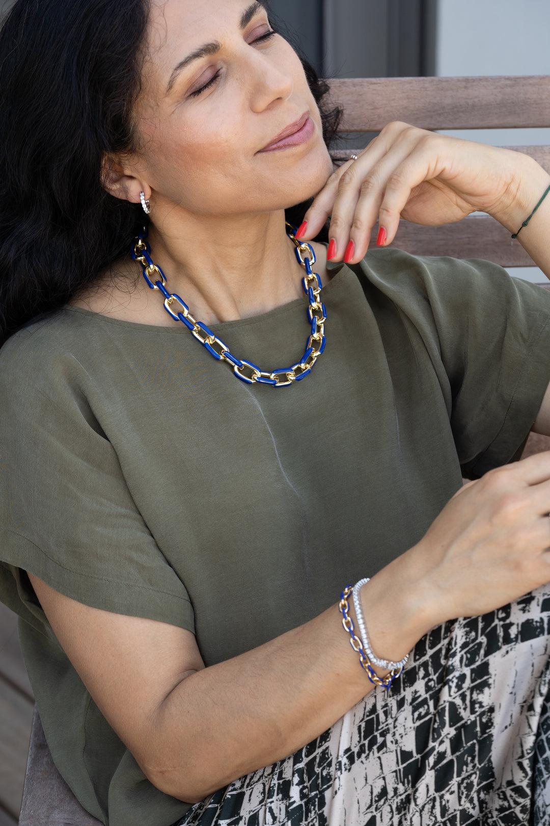 Kette Chunky Rosa